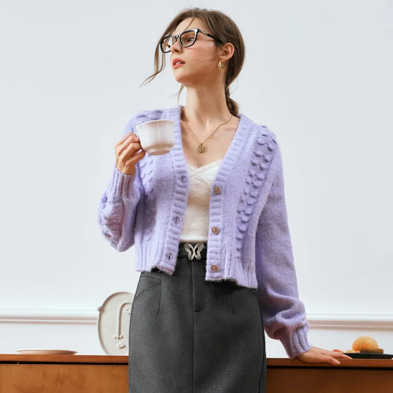 Olrain Sweaters Women's Purple-4