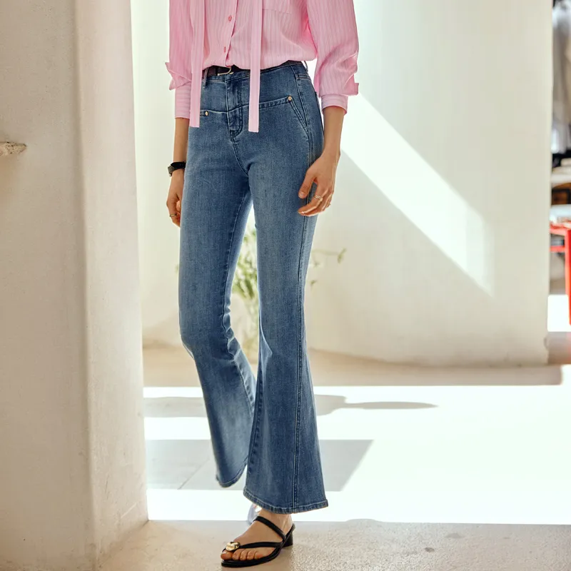 Olrain Jeans Women's Blue-4