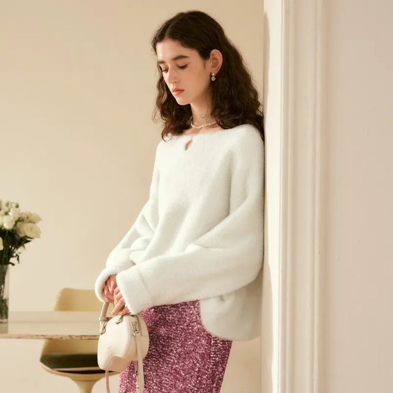 Olrain Sweater Women's Pearl White-6