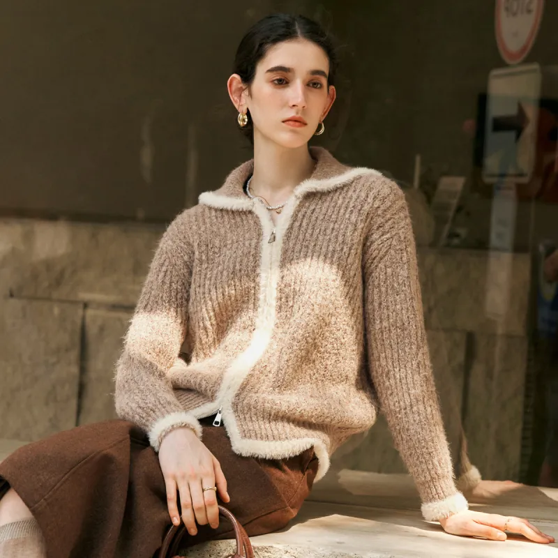 Olrain Sweaters Women's Brown-3