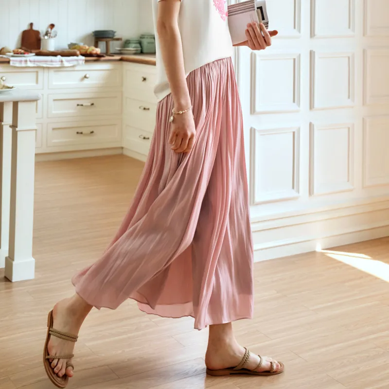 Olrain Casual Pants Women's Apricot Yellow-17
