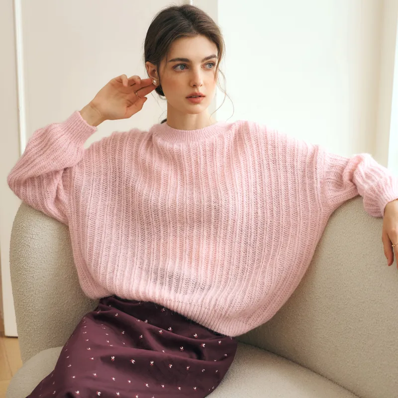 Olrain Sweaters Women's Pink-2