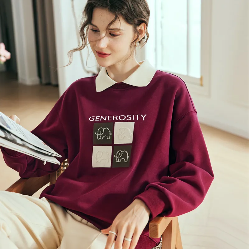 Olrain Sweatshirt Women's Fuchsia-3