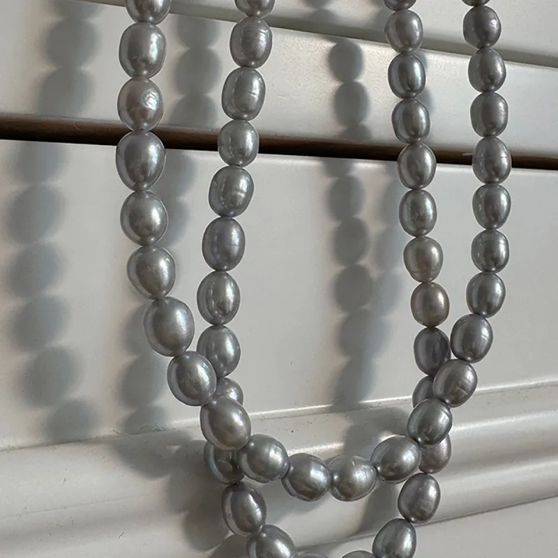 Qurioustone Freshwater Pearl Necklaces Unisex-2