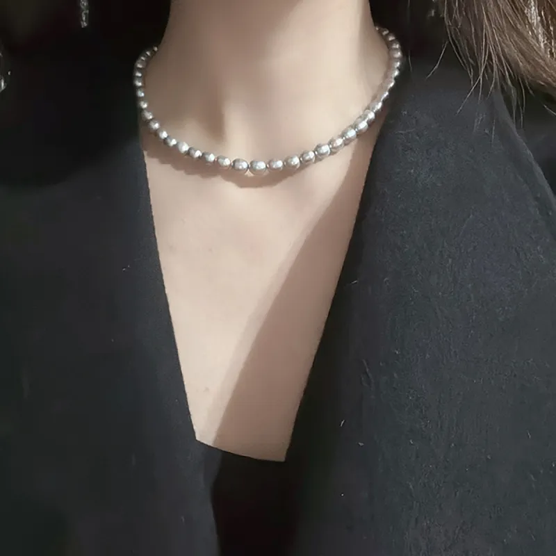 Qurioustone Freshwater Pearl Necklaces Unisex-3