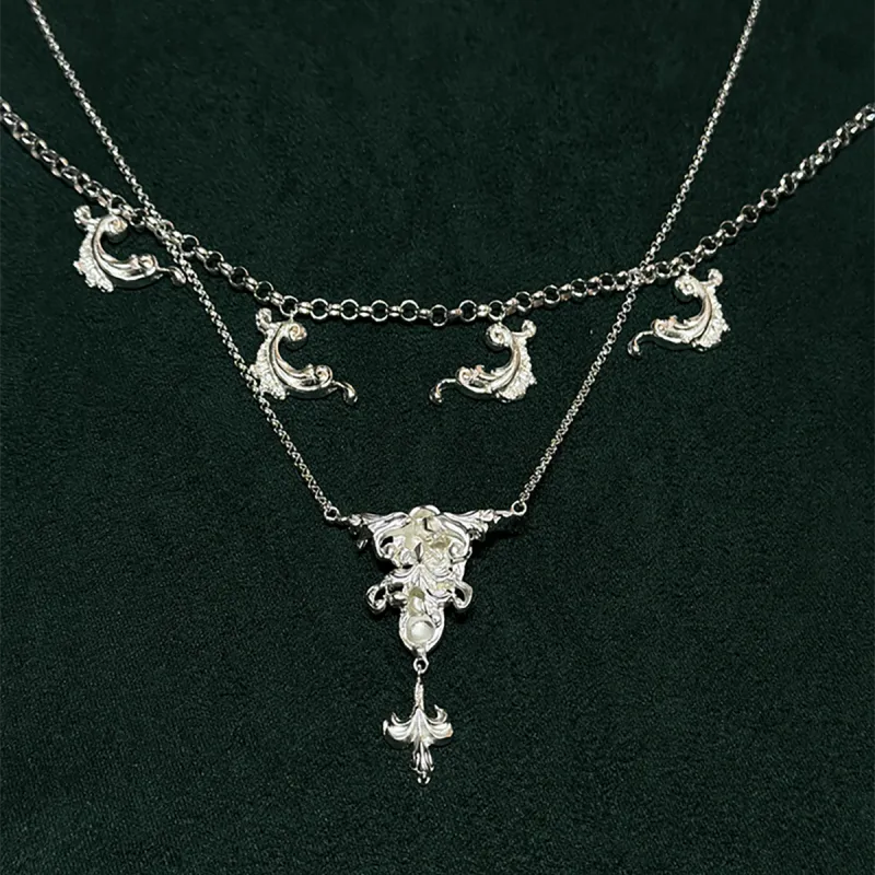 Qurioustone 925 Sterling Silver Necklaces Unisex-6