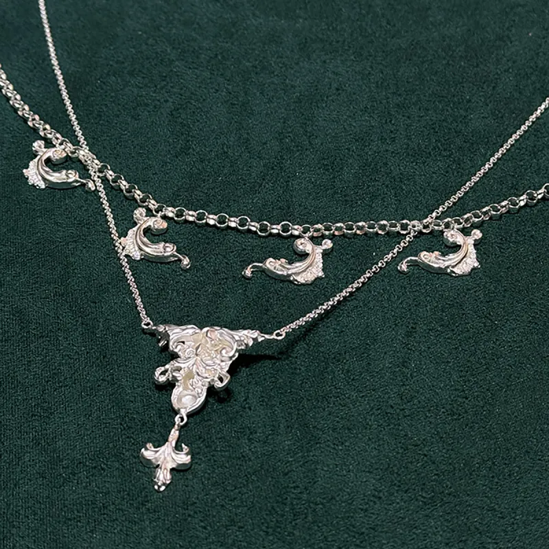 Qurioustone 925 Sterling Silver Necklaces Unisex-5