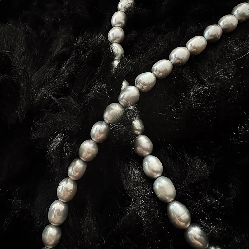 Qurioustone Freshwater Pearl Necklaces Unisex-5