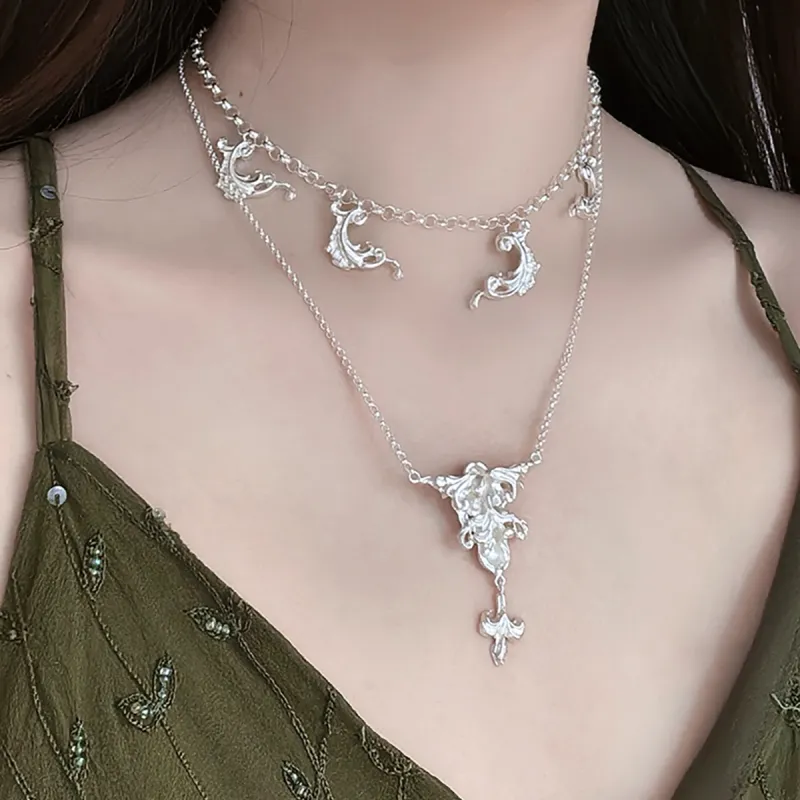 Qurioustone 925 Sterling Silver Necklaces Unisex-3