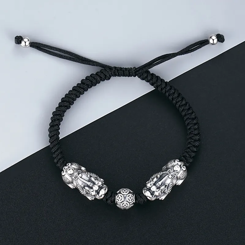 Nine Music 999 Fine Silver Bracelets Unisex-5