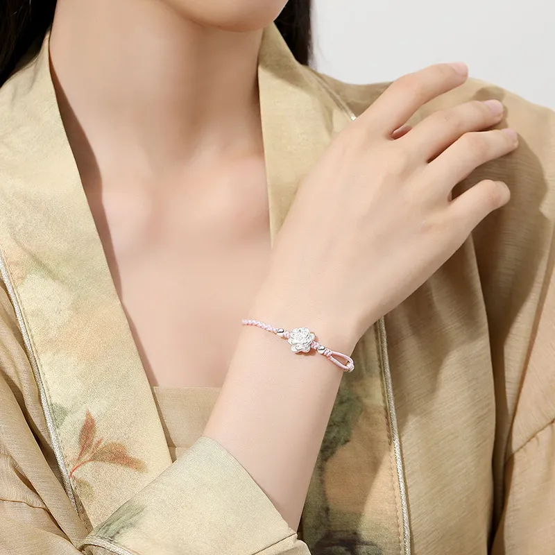 Nine Music 999 Fine Silver Hand Rope Women's-6