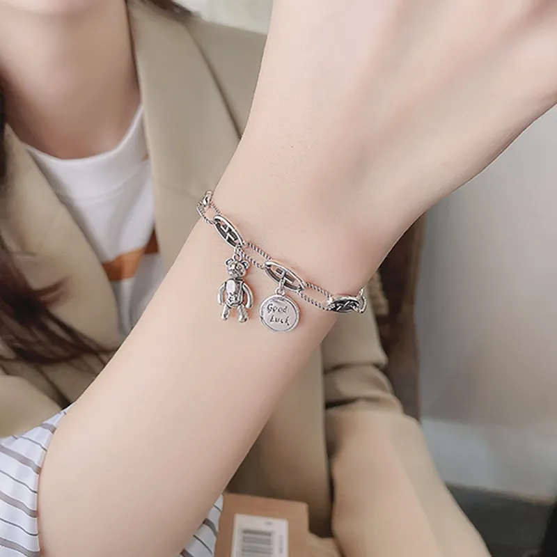 Nine Music S925 Silver Bracelets Unisex-7