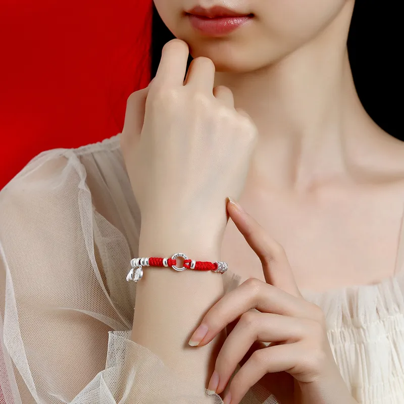 Nine Music 990 Silver Pure Silver Bracelets Unisex-4