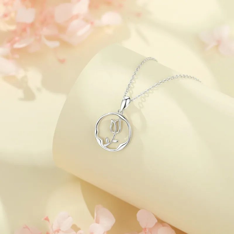Nine Music S925 Silver Necklaces Women's-6