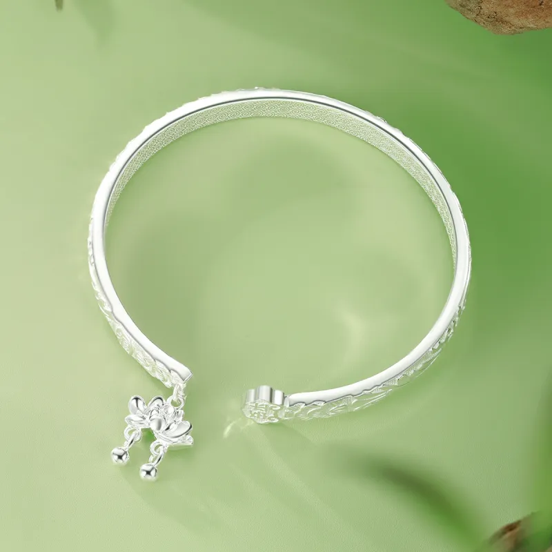 Nine Music S 999 Fine Silver Sterling Silver Bracelets Women's-3