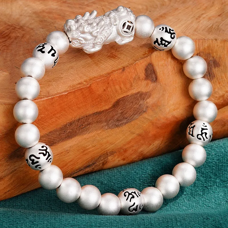 Nine Music 999 Fine Silver Pure Silver Bracelets Unisex-4