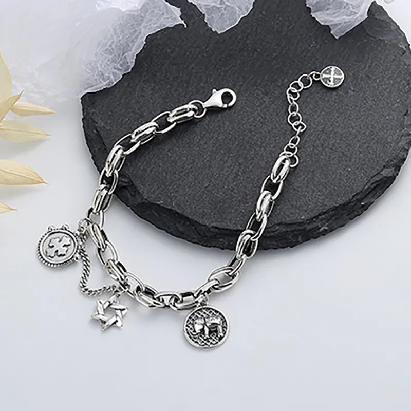 Nine Music 925 Sterling Silver Bracelets Unisex-3