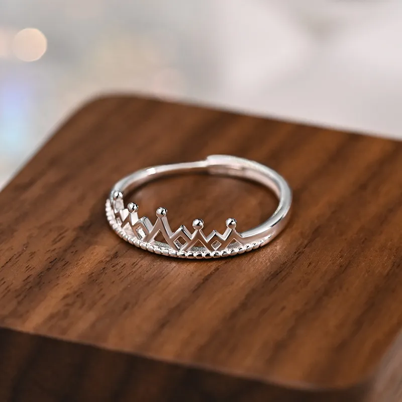 Nine Music 999 Fine Silver Sterling Silver Rings Unisex-2