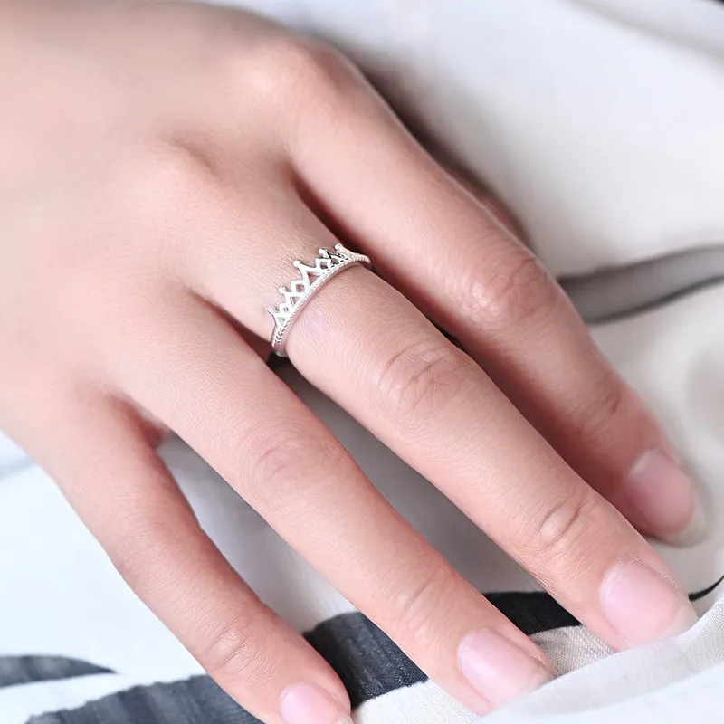 Nine Music 999 Fine Silver Sterling Silver Rings Unisex-4