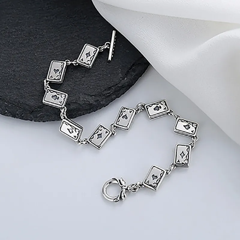 Nine Music S925 Silver Bracelets Unisex-3
