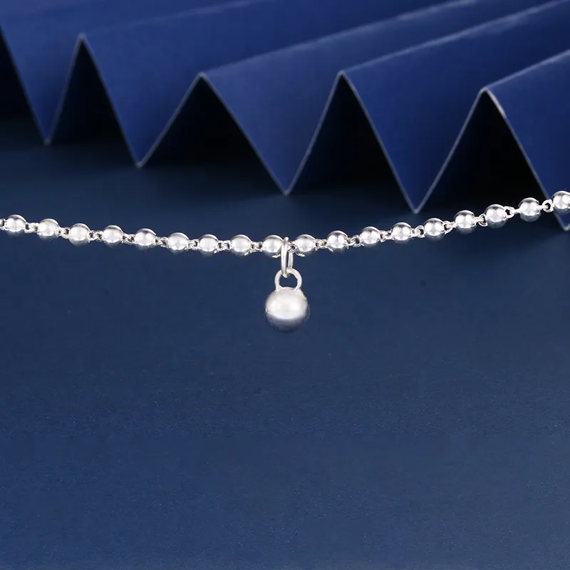 Nine Music Foot Silver 990 Anklets Unisex-4