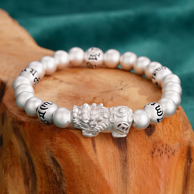 Nine Music 999 Fine Silver Pure Silver Bracelets Unisex-1