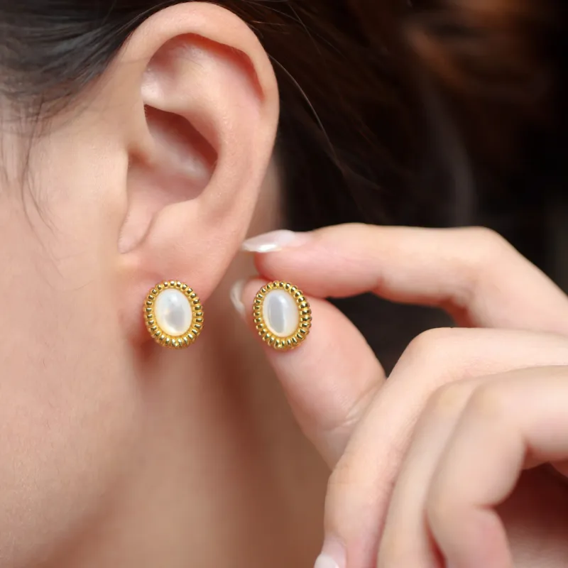 Nine Music S925 Silver Earrings Women's-5