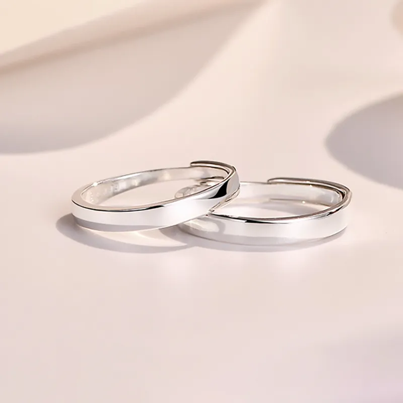 Nine Music 999 Fine Silver Sterling Silver Rings Unisex-11