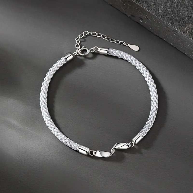 Nine Music S925 Silver Bracelets Unisex-1