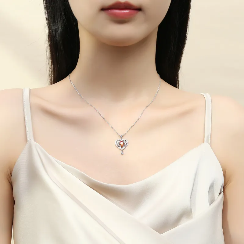 Nine Music S925 Silver Necklaces Women's-7