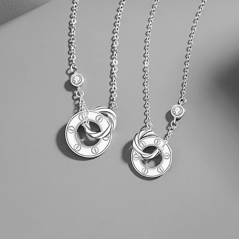 Nine Music S925 Silver Necklaces Unisex-5