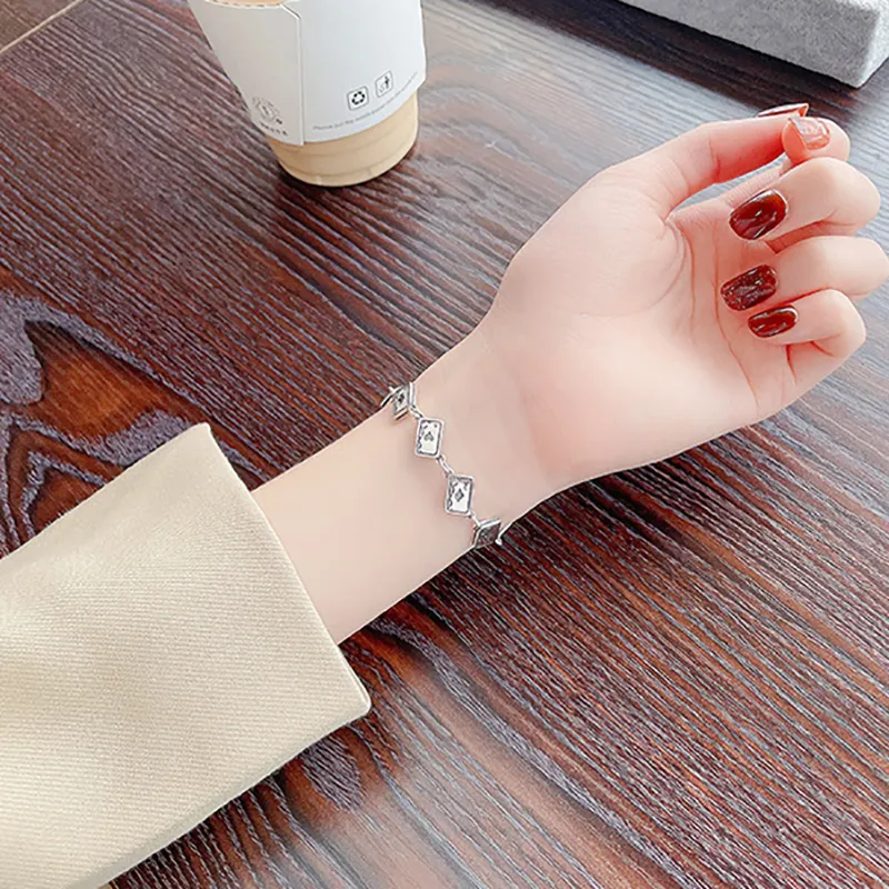 Nine Music S925 Silver Bracelets Unisex-7