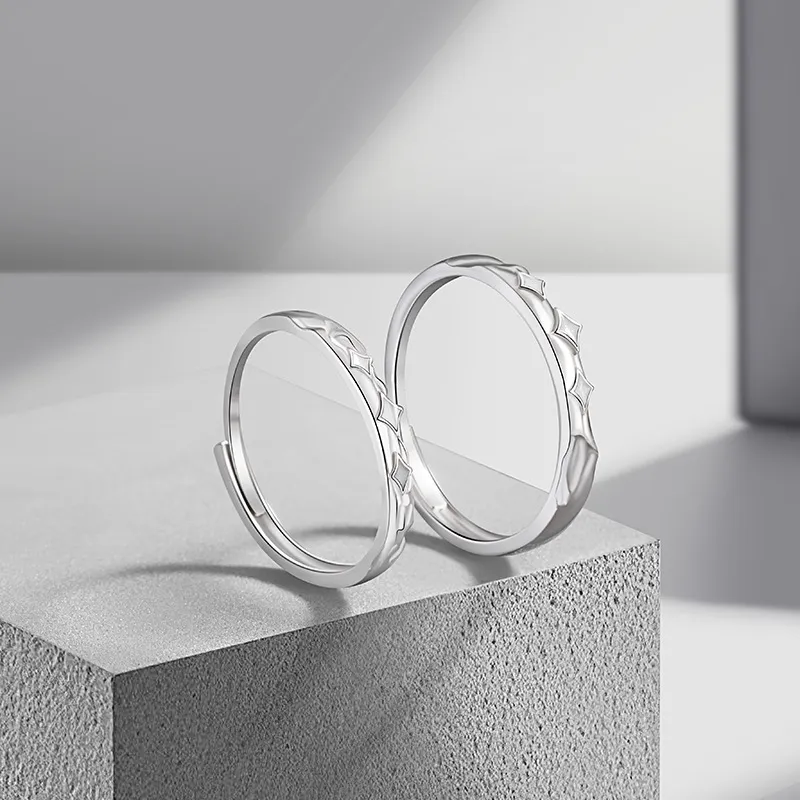 Nine Music S925 Silver Rings Unisex-9