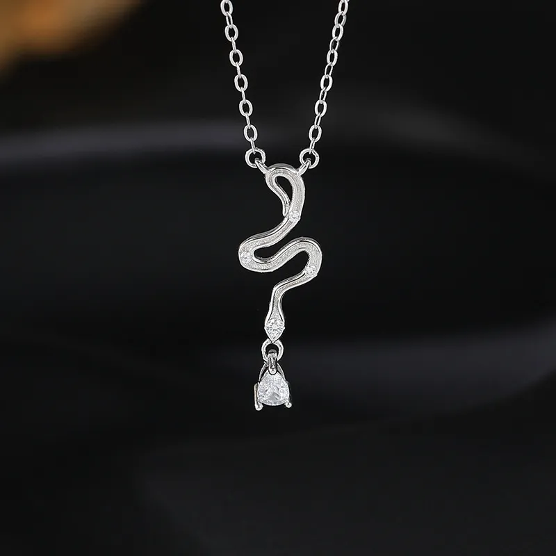 Nine Music S925 Silver Necklaces Women's Rose Gold-1