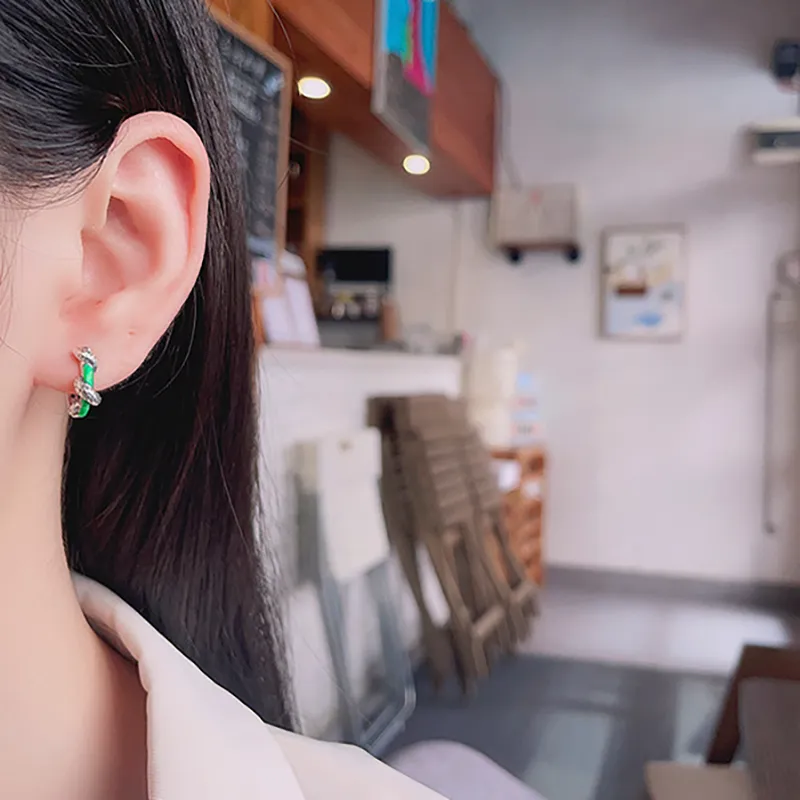 Nine Music S925 Silver Earrings Women's-4