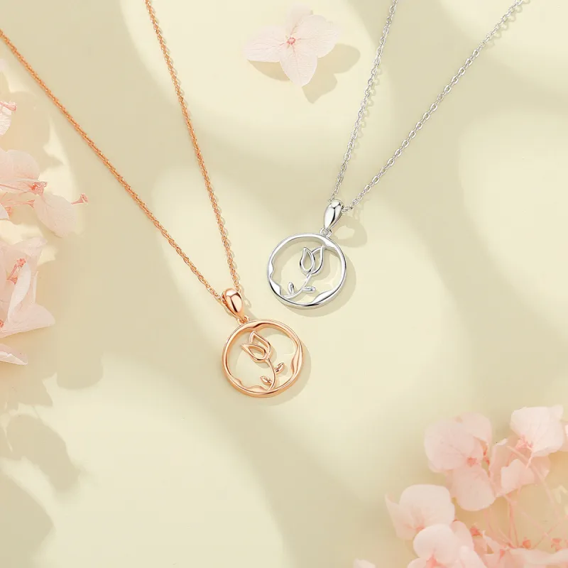 Nine Music S925 Silver Necklaces Women's-3