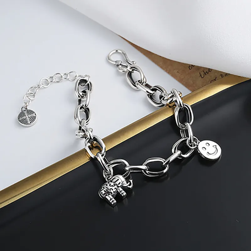 Nine Music S925 Silver Bracelets Unisex-4