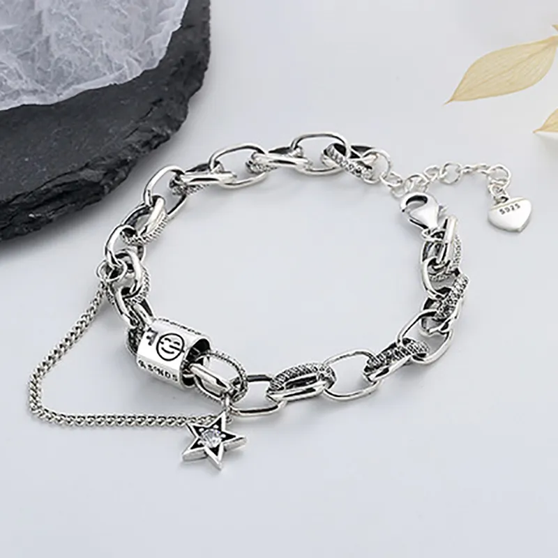 Nine Music S925 Silver Bracelets Unisex-4