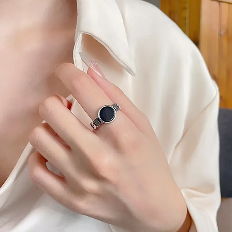 Nine Music S925 Silver Rings Men's-7