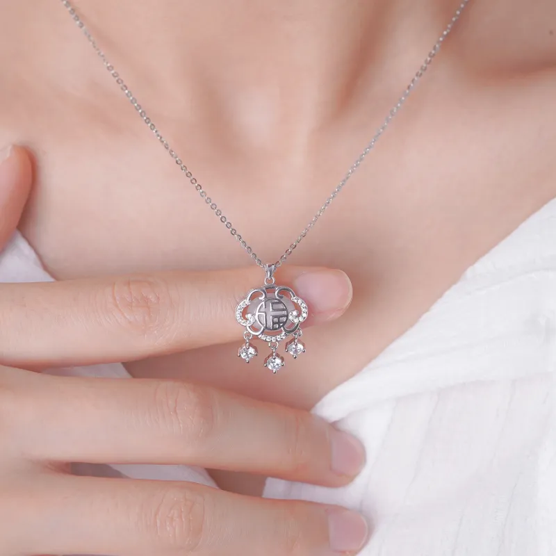 Nine Music S925 Silver Necklaces Women's-2