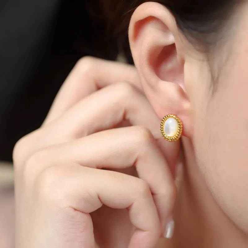 Nine Music S925 Silver Earrings Women's-4