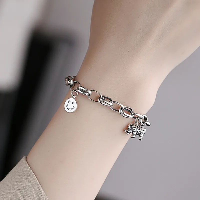 Nine Music S925 Silver Bracelets Unisex-7