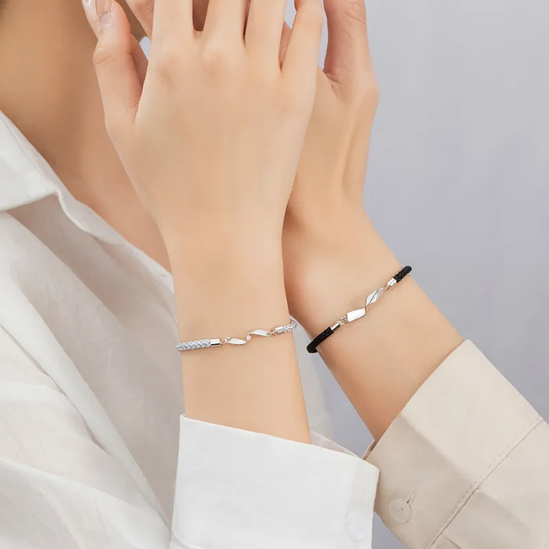 Nine Music S925 Silver Bracelets Unisex-4