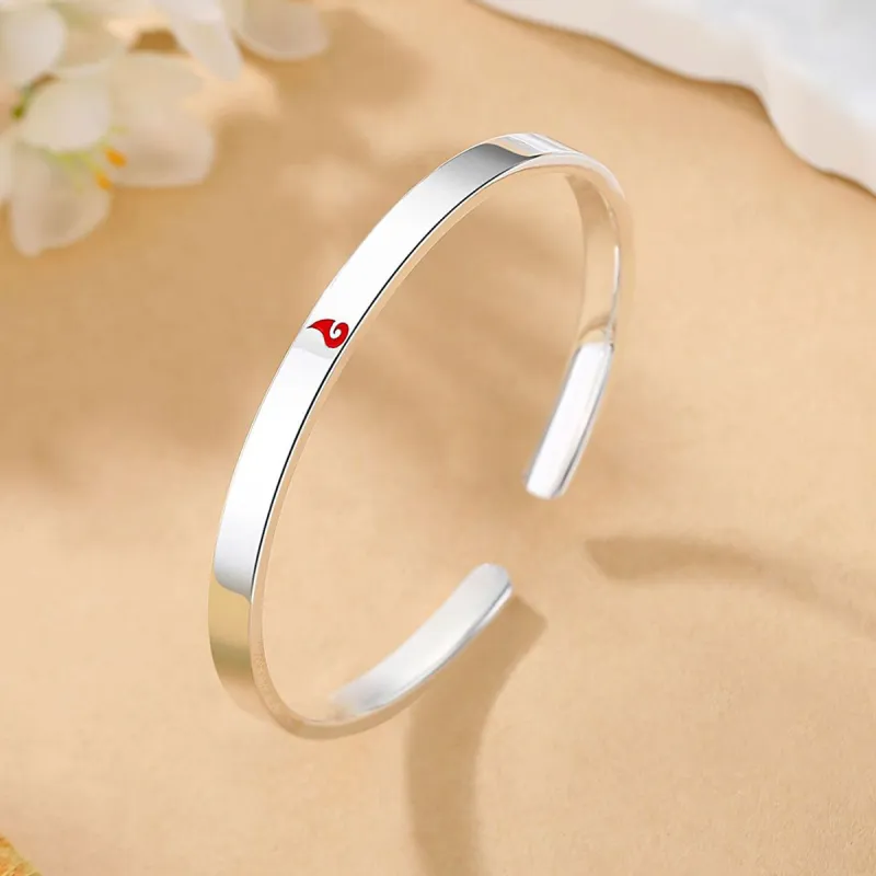 Nine Music 999 Fine Silver Bangles Unisex-3