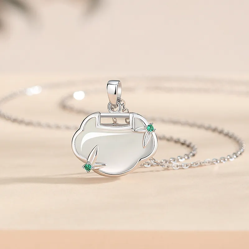 Nine Music Chalcedony Necklaces Women's-3