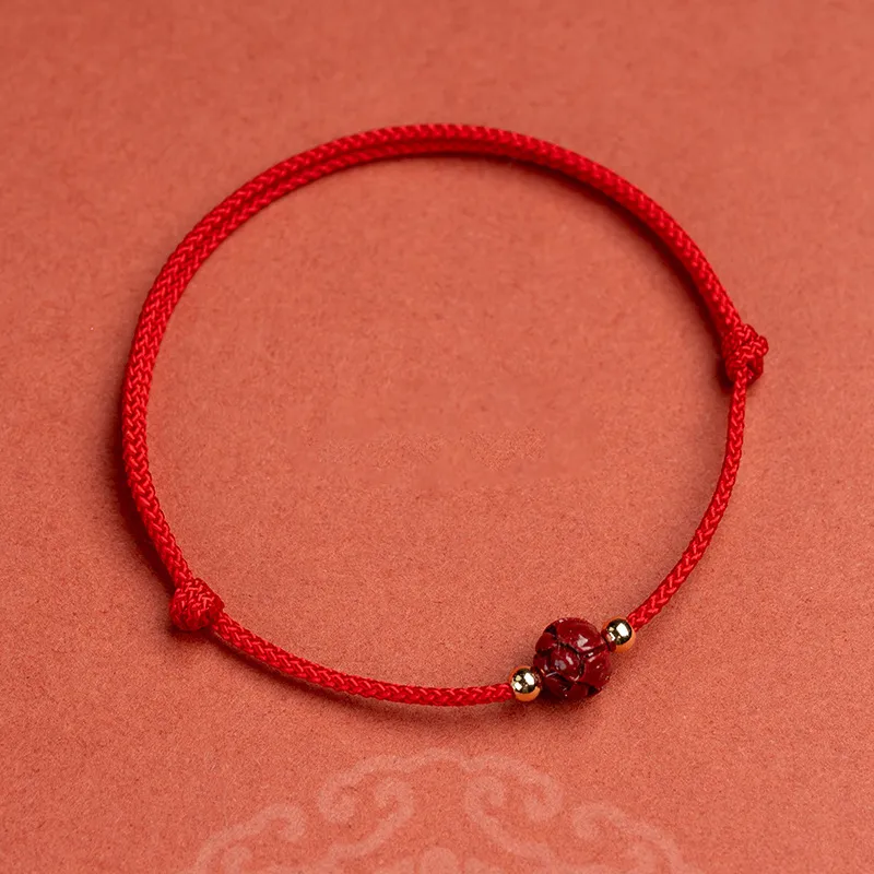 Nine Music Reconstructed Cinnabar Bracelets Unisex-4