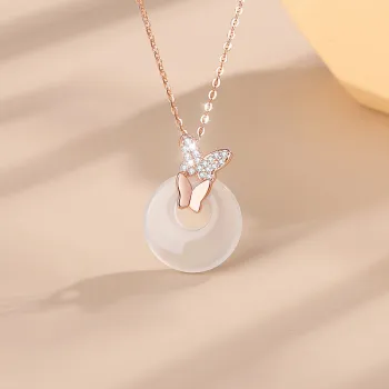 Nine Music Chalcedony Necklaces Women's