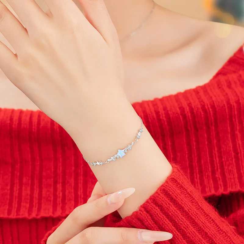 Nine Music S925 Silver Bracelets Women's-4
