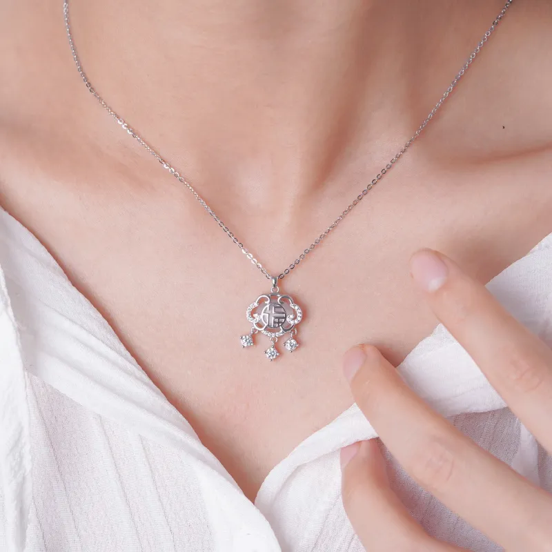 Nine Music S925 Silver Necklaces Women's-3