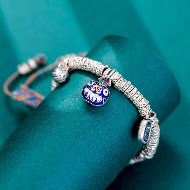 Nine Music 999 Fine Silver Bracelets Unisex-3